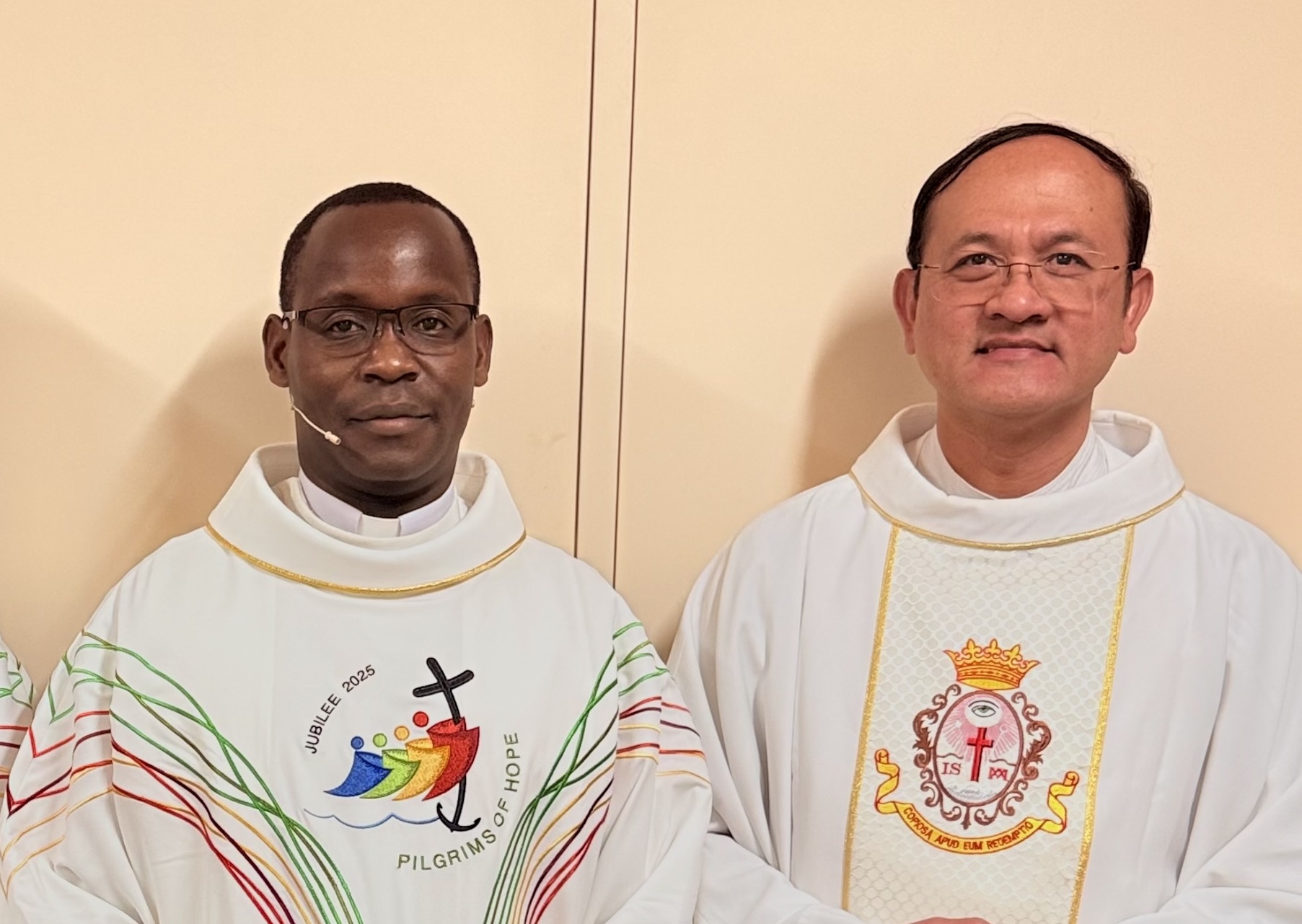 Photo of Fr. Cyprian and Fr. Tri